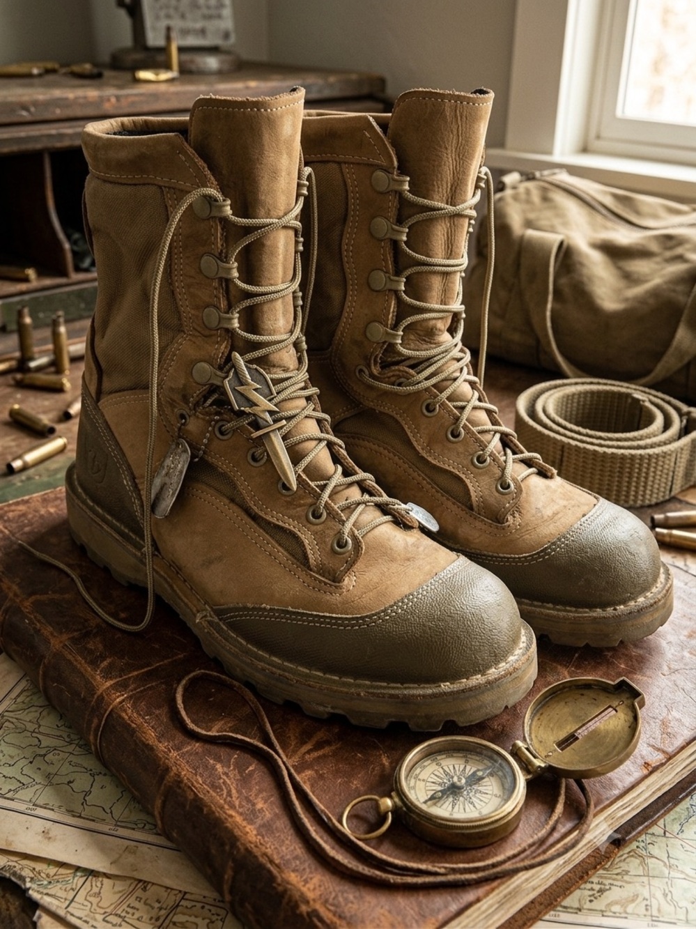 Bates Black Interior Label Work Boot